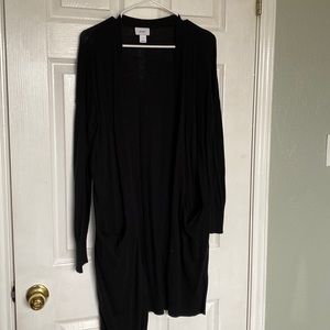 Old navy black cardigan with pockets